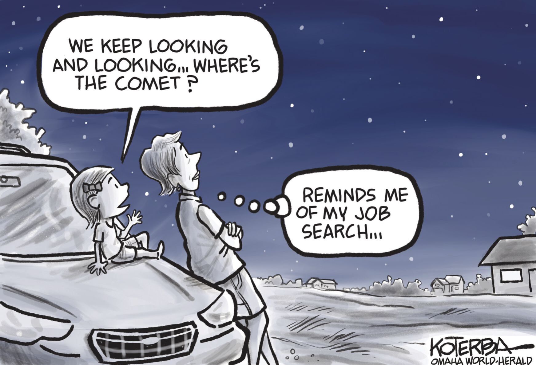 Jeff Koterba's latest cartoon: The search continues